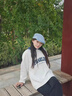 FitonTon帽子男女同款復古牛仔鴨舌帽英倫風(fēng)棒球帽男潮流百搭顯臉小前進(jìn)帽 曬單實(shí)拍圖