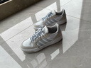 adidas ENTRAP美式校園風(fēng)運動(dòng)板鞋男女少年感復古籃球鞋阿迪達斯 白色/淺藍/灰色   41 曬單實(shí)拍圖