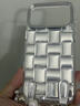 品盟（PISMEXOK）適用于蘋果iPhone17/16/15promax手機(jī)殼銀色透明水晶方塊閃鉆掛繩保護(hù)套創(chuàng)意個(gè)性網(wǎng)紅女外殼 銀色冰塊+手提鏈【贈(zèng)鏡頭膜】 iPhone 17 Pro Max 曬單實(shí)拍圖