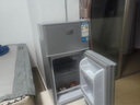 志高（CHIGO）小冰箱迷你小型家用冷藏冷凍兩用宿舍出租房用雙門(mén)辦公室電冰箱節(jié)能省電 【一級(jí)能效】58L銀色【三天約一度電】 曬單實(shí)拍圖