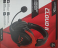 極度未知（HYPERX）Cloud II 颶風(fēng)2黑紅 有線(xiàn) 虛擬7.1環(huán)繞音 聽(tīng)聲辨位 頭戴式電競耳機 適配三角洲行動(dòng) 曬單實(shí)拍圖