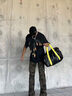 趣米樂美式復(fù)古迷彩微喇工裝牛仔褲男秋季潮流vibe高街cleanfit修身褲子 迷彩 XL 曬單實拍圖