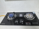 SUNPUNR蘇泊燃氣灶天然氣液化氣灶煤氣灶家用猛火5.2kw雙灶一級節能省氣灶具增壓直噴臺嵌兩用廚房免開(kāi)孔 【豪華鴛鴦款】聚焰增壓猛火+熄保+納米防爆玻璃 天然氣（管道） 曬單實(shí)拍圖