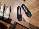 意爾康媽媽鞋樂(lè )福鞋女寬楦大碼單鞋中老年媽媽單鞋 11758W 黑色 41 曬單實(shí)拍圖