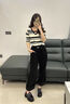 小野七天厚底樂(lè )福鞋女2025秋季新款女鞋爆款配裙子小皮鞋黑色英倫通勤單鞋 黑色 （尺碼偏小一碼，拍大一碼） 37 曬單實(shí)拍圖
