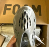 阿迪達斯yeezyfoam水泥灰椰子夏季清涼運動(dòng)洞洞鞋IE4931UK1247 曬單實(shí)拍圖