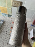 JRINKTEEA日本品牌純鈦保溫杯鈦水杯車載男士燜泡茶杯茶水分離杯戶外喝茶杯 升級款隕花銀+杯套500ml無噴漆 曬單實拍圖