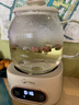 美的（Midea）花漾0膠水全玻璃全自動養(yǎng)生壺 辦公室多功能煮茶壺 燒水壺恒溫電熱水壺煮茶器花茶壺1L YS10B101 曬單實拍圖
