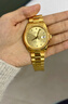 Balco瑞士金鉆表瑞士機(jī)芯生日送禮24K黃金電鍍輕奢鉆石男士機(jī)械手名表 【土豪金】 老板首選 41mm 曬單實(shí)拍圖