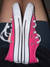 匡威（Converse）官方 All Star男女低幫帆布鞋西瓜紅玫紅色A06569C A06569C 36 曬單實(shí)拍圖
