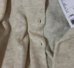 森馬（Semir）針織開(kāi)衫女短款假兩件圓領(lǐng)顯瘦2025冬新款刺繡含羊毛毛衫氣質(zhì) 花白色調00301 M 曬單實(shí)拍圖