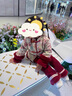 喜雅萌周歲衣服冬季抓周禮服套裝冬裝兒童中國風(fēng)喜慶新年唐裝漢服 上衣褲子 均碼 110碼 曬單實(shí)拍圖