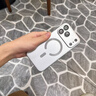 魔杰樂 適用蘋果17手機(jī)殼銀色CD紋磁吸iphone17promax磨砂全包16pro高級感15網(wǎng)紅14潮牌13男女輕奢保護(hù)套 【銀色】自帶鏡頭膜-CD紋磁吸 iPhone16Plus 曬單實(shí)拍圖