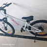 喜德盛兒童自行車(chē)小王子變速車(chē)7速青少年學(xué)生通勤運動(dòng)騎行單車(chē) 白粉色  曬單實(shí)拍圖