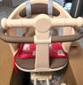 雅迪（yadea）電動(dòng)車(chē)摩登光芒兒童座椅前置通配型寶寶椅安全避震電瓶車(chē)兒童座椅包圍款-米白色 曬單實(shí)拍圖