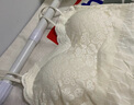 婷美法式蕾絲吊帶背心女美背抹胸氣質(zhì)打底內(nèi)衣女無鋼圈文胸內(nèi)搭帶胸墊 曬單實(shí)拍圖