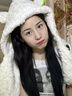 桑咻保暖小羊帽子圍巾一體女生可愛(ài)套頭保暖冬天女款護耳毛絨帽子圍脖 小羊兩件套-米色 均碼 曬單實(shí)拍圖
