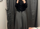 優(yōu)衣庫女裝精紡美利奴羊毛圓領(lǐng)針織開(kāi)衫/長(cháng)袖通勤478331 69 藏青色 M /160/84A 曬單實(shí)拍圖
