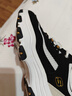 斯凱奇（Skechers）女鞋秋冬2025新款厚底增高老爹鞋小白鞋網(wǎng)面熊貓鞋輕便休閑運動(dòng)鞋 黑色/金色-BKGD 36 曬單實(shí)拍圖