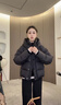 俞兆林美式短款羽絨棉服女冬季2025新款肯豆棉衣棉襖加厚面包服外套女 黑色 M 109-125斤 曬單實(shí)拍圖
