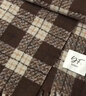 允娜美拉德棕色圍巾女秋冬季新款高級氛圍感格子圍巾冬天保暖情侶圍脖 米咖 曬單實(shí)拍圖