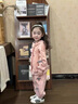 G.DUCKKIDS小黃鴨童裝拉布布衣服女童套裝春秋季兒童運動(dòng)服女小童秋裝兩件套 粉色 120 尺碼5~6歲【110-120cm】cm 曬單實(shí)拍圖