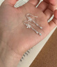 沄汧925純銀耳釘耳環(huán)耳飾2025新款耳墜生日禮物女生氣質(zhì)小眾首飾飾品 銀色花朵流蘇耳環(huán)一對【小白盒裝+證書】 曬單實拍圖
