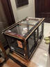 BESSN貝森金晶五線汽車級超白缸玻璃魚缸客廳裸缸家用水草溪流缸 80*45*45cm8mm厚金晶五線超白送貨上樓 曬單實(shí)拍圖