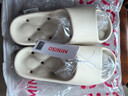 名創(chuàng  )優(yōu)品（MINISO）浴室漏水拖鞋男女夏季速干室內家居情侶洗澡按摩防滑涼拖 曬單實(shí)拍圖