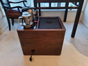 北美黑胡桃實(shí)木可移動(dòng)茶水柜小戶(hù)型家用茶桌燒水壺一體邊幾茶邊柜 款式/材質(zhì)/尺寸/咨詢(xún)客服 曬單實(shí)拍圖