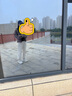 三彩2025冬季新款仿羊羔毛環(huán)保皮草圓領(lǐng)牛角扣毛絨外套女 卡其色 M 160/84A 曬單實(shí)拍圖