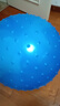 SPXINE兒童感統訓練大龍球嬰兒早教顆粒加厚防爆瑜伽球大氣球寶寶平衡球 統感大龍球-藍色-55cm 曬單實(shí)拍圖