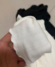 森馬（Semir）長(cháng)袖t恤女短款半高領(lǐng)薄絨輕暖打底衫2024冬新款純色修身抓絨內搭 奶白10534 L 曬單實(shí)拍圖