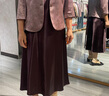 緹米媗中年媽媽婚禮服秋裝高貴氣質(zhì)禮服喜婆婆裝兩件套裙子修身顯瘦套裝 高貴紫色（兩件套連衣裙） 3XL 建議穿128-140斤 曬單實(shí)拍圖