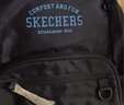 Skechers斯凱奇兒童輕便大容量儲物雙肩背包男女款舒適校園書包L325K086 藏青色/002Z 99 曬單實拍圖