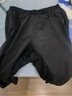 真維斯戶(hù)外運動(dòng)休閑褲男士夏季輕薄透氣冰絲速干寬松百搭純色七分褲 黑色  2XL 曬單實(shí)拍圖