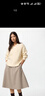 優(yōu)衣庫女裝絨面針織喇叭中裙/半身裙裙子481434 31 米色 XL /165/76A 曬單實(shí)拍圖