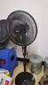美的（Midea）電風(fēng)扇家用風(fēng)扇 落地扇 立式輕音節能強風(fēng)電扇 宿舍降溫循環(huán)柔風(fēng)自然風(fēng)桌面小風(fēng)扇 【7葉低噪】SAF35MA 曬單實(shí)拍圖