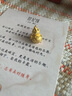 世紀緣珠寶牡丹葫蘆古法黃金吊墜復古足金福祿掛墜七夕禮物送女友 5.8g 曬單實(shí)拍圖