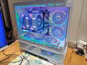 瓦爾基里（VALKYRIE）VK03-M WHITE 白色 M-ATX 游戲電腦臺式機箱 支持360水冷 6.2吋觸摸屏 曲面玻璃270°海景房 曬單實(shí)拍圖