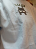 名創(chuàng  )優(yōu)品（MINISO）短袖男純棉休閑寬松夏季圓領(lǐng)百搭青少年潮流半袖t恤 冰川藍 XL 曬單實(shí)拍圖
