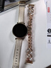 watchbond適用華為手表GT6/GT5表帶GT5Pro/GT4女款41mm施華洛gt3新款watch5/gt6閃鉆金屬42女士18mm四葉草 【施華洛】半鉆愛(ài)心水晶鏈--玫瑰金+香檳金接頭 【4 曬單實(shí)拍圖