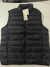 優(yōu)衣庫男裝高級輕型羽絨背心/休閑羽絨馬甲472294 09 黑色 XL /180/108B 曬單實(shí)拍圖