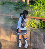 迪士尼女童秋裝學(xué)院風(fēng)童裝女童秋套裝2025秋季薄新款三件套兒童套裝衣服 曬單實(shí)拍圖