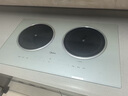 美的（Midea）電磁灶 雙灶 家用嵌入式大功率電磁爐雙頭灶3500w臺嵌兩用多功能觸控全息旋鈕 DZ35CC11Z 【全息屏顯旋鈕】MCG微晶面板 曬單實(shí)拍圖