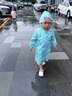 世紀寶貝兒童雨衣男女兒童新款小學(xué)生小孩寶寶雨披幼兒園帶書(shū)包位 【M碼】雨后彩虹 曬單實(shí)拍圖