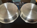 凌豐304不銹鋼湯盆加厚加深湯碗洗菜盆和面盆沙拉盆調料盆 菜碟-內徑24cm 曬單實(shí)拍圖