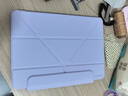 科技魚(yú)2025新款iPadpro四角防撞磁吸雙面夾air7保護套6適用蘋(píng)果11寸保護殼10.9平板4全包5輕薄13防彎mini 【紫色】全包邊設計/四角防抗摔/橫豎可支撐 iPad Air6/Air7 曬單實(shí)拍圖