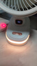 塔菲克【自動(dòng)搖頭】夾子風(fēng)扇usb迷你便攜式小型辦公室學(xué)生宿舍床上戶(hù)外嬰兒車(chē)臺式大風(fēng)力充電夾式小電扇 頂配款【自動(dòng)搖頭扇】超長(cháng)續航丨充插兩用丨白 曬單實(shí)拍圖