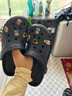 卡駱馳crocs洞洞鞋貝雅男鞋女鞋輕便耐磨一腳蹬拖鞋休閑鞋|10126 深藍-410 41 /42(260mm) 曬單實拍圖